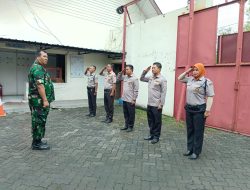 Latihkan Kedisiplinan,Babinsa Kelurahan Jajar Gembleng Security PT BIA Dengan Latihan PBB