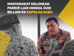 Masyarakat Keluhkan Parkir Liar Hingga Judi Billiar Kepada Polda Aceh