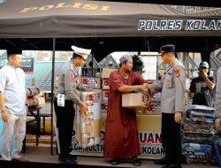 Bantuan Dari Polri Untuk Korban Musibah Kebakaran di Kolaka