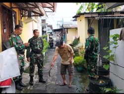 Danramil 03/Serengan & Babinsa Jayengan Cek Rencana Pembuatan Program Sumur Bor