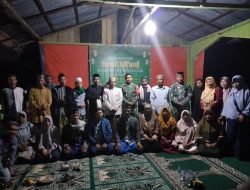 Prajurit Satgas Pamtas Yonif 645/GTY Hadiri Peringatan Isra’ Mi’raj Nabi Muhammad SAW 1444 H/2023 M