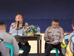 Dalam Anev Bhabinkamtibmas, Kapolres Ngada Inginkan Kinerja Maksimal