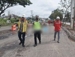 Simpang Macan Lindungan di Tutup, Pengguna Jalan Dihimbau Tidak Melawan Arus