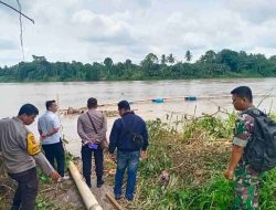 Polsek Rantau Alai Melakukan Giatan Penghentian Operasional Penambangan Pasir Ilegal