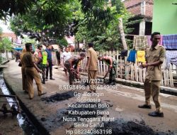 Anggota Koramil 1608-02 Bolo Pemberantas Nyamuk DPD