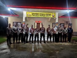 Kapolres Landak Kunjungan Sekaligus Sidak Ke Polsek Kuala Behe