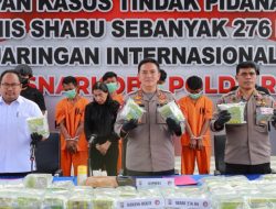 Terbesar Dalam Sejarah Pengungkapan Narkoba Oleh Polda Riau, Berhasil Amankan 276 Kg Sabu dan Bekuk 5 Pelaku