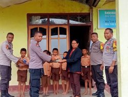 Polsek Soa Polres Ngada Peduli Pendidikan Generasi Muda