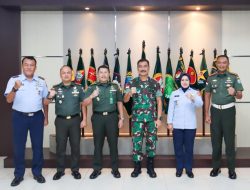 Pangdam XII/Tpr Terima Kunjungan Pejabat Baru Kaotmil II-06 dan Kadilmil I-05