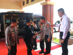 Kapolda Sumsel Beserta Jajaran Sambut Hangat Kedatangan Wakapori Bersama Rombongan