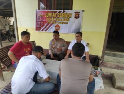 Tampung Aspirasi Dari Tokoh Masyarakat, Kapolsek Kuala Behe Gelar Jumat Curhat