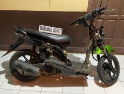 Seorang Pemuda Ditangkap Karena Mencuri Sepada Motor