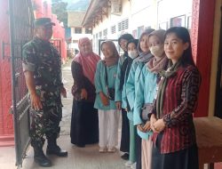 Peduli Dengan Lingkungan Sekolah, Anggota Koramil Selo Silaturahmi Ke SMK N I Selo