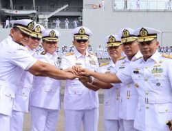 Pangkoarmada II Pimpin Sertijab Tiga Jabatan Strategis di Jajaran Koarmada II