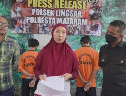 Tiga Terduga Pelaku Pengeroyokan di Lingsar Diamankan Unit Reskrim Polsek Lingsar