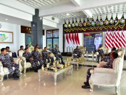 Percepat Pembangunan Sarpas Pangkalan Militer Sorong, Pangkoarmada III Terima Kunjungan Kerja Kadisfaslanal
