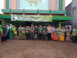 Danramil 0818/19 Gondanglegi Pimpin Pengaman Kirab Panji Nahdlatul Ulama (NU)