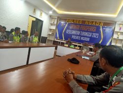 Menjelang Operasi Keselamatan Turangga 2023, Kapolres Ngada Buka Latihan Pra Operasi