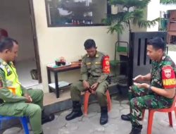Hadiri Undangan, Babinsa ajak Linmas Bantu Pengamanan di PPA