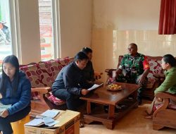 Babinsa Koramil 26/Tosari Gelar Komsos Bersama Perangkat Desa Ngadiwono