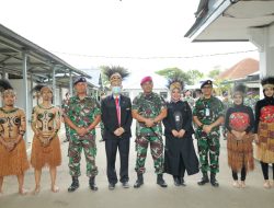 Danlantamal XI Sambut Kedatangan Tim Survey Komite Akreditasi Rumah Sakit Nasional