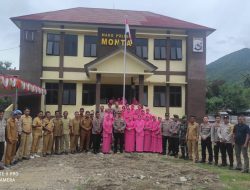 Kunker di Mapolsek Monta, Kapolres Bima Ajak Masyarakat Monta dan Parado Untuk Bersama Wujudkan Kamtibmas