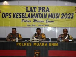 Polres Muara Enim Gelar Lat Pra Ops Keselamatan Musi 2023