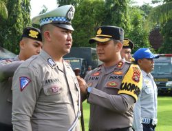 Kesiapan Matang, Polres Lobar Laksanakan Apel Gelar Pasukan Operasi Keselamatan Rinjani Tahun 2023