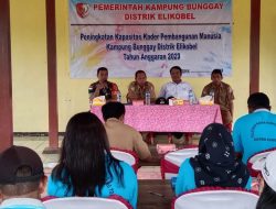 Babinsa Elikobel Ajak Para Kader Posyandu Mengikuti Sosialisasi Dengan Baik 
