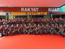 Pesan Danrem 102/Pjg Kepada Prajurit Kodim 1013/Mtw Saat Pengarahan