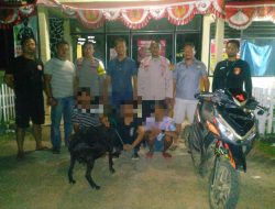 Personil Polsek Hu’u Ciduk 3 Terduga Pelaku Pencurian Kambing