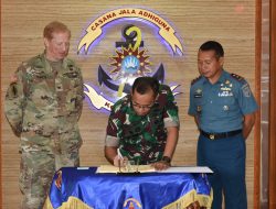 Bahas Rencana Latgab, Wadan Kodiklatal Terima Kunjungan Dirlat Kodiklat TNI