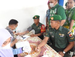 Anggota Kodim 0819 Donor Darah Peringati HPN Ke 77