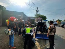 Laka Lantas Beruntun di Jalan Raya Jelantik Mengakibatkan Satu Korban Meninggal Dunia