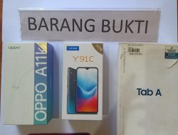 Maling HP di Bedeng Munir Kota Pagar Alam, Warga Sadan Kecamatan Jarai di Gulung Tim Opsnal Polres Pagar Alam