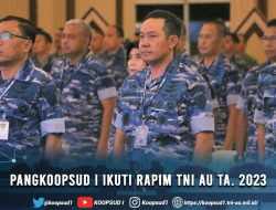 Pangkoopsud I Ikuti Rapim TNI AU TA 2023