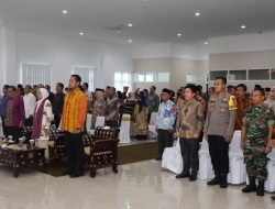 Kapolres Lotara Hadiri dan Brikan Pengamanan Kunjungan Kerja Kemenker