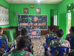 Danramil Agats: Prajurit TNI-AD Berdinas di Koramil Harus Tetap Disiplin