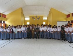 Staf Personel Kodim 1016/Plk Sosialisasikan Penerimaan Calon Taruna Akmil di SMAN 3 Palangka Raya