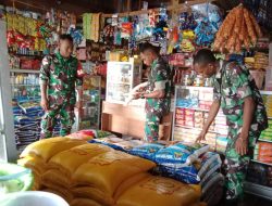 Babinsa Koramil Senggo : Stok Beras di Wilayah Distrik Citak Mitak Masih Cukup 