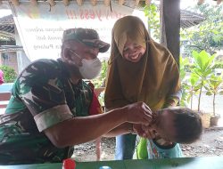 Wujudkan Balita Sehat, Babinsa Sambi Aktif Bantu Posyandu
