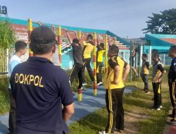 Tes Kesamaptaan Jasmani, Anggota Polresta Pontianak Mengecek Kesehatan Berkala
