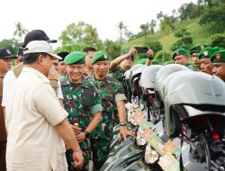 Danrem 162_WB, Dampingi Menhan RI selama kunjungan di Kabupaten Lombok Tengah