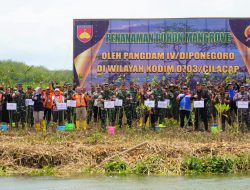 Tanam 10.000 Mangrove, Ini Kata Pangdam Diponegoro