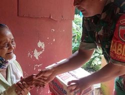 Datangi Rumah Warga, Babinsa Blimbing Laksanakan Program Babinsa Masuk Dapur