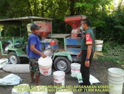 Pemilik Penggilingan Padi Jadi Sasaran Komsos Babinsa Plumbungan
