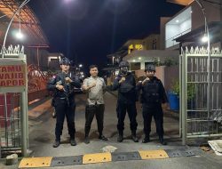 Pastikan Kalbar Aman, Danru Brigpol Ponco Atmo laksanakan Patroli Malam