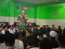 Peduli Generasi Penerus Bangsa, Babinsa Lowokwaru Berikan Materi Wasbang Kepada Anak MA/MTs