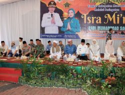 Kapolres Muara Enim Menghadiri Tabligh Akbar Dalam Memperingati Hari Isra Mi’raj Nabi Muhammad SAW 1444 H 