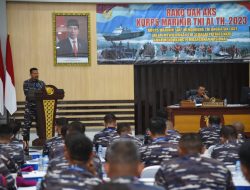 Kadepmar AAL Ikuti Rako Dan AKS Korps Marinir Tahun 2023